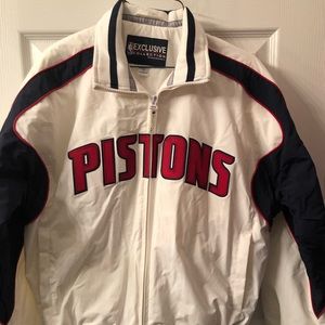 Vintage Detroit Pistons NBA Exclusive Collection Majestic Jacket